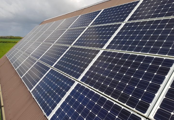 Solar panel installation in the South East